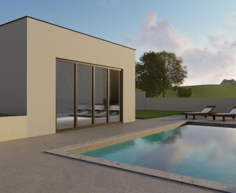 Villa úszómedencével Kršanban, elfogadható áron - pic 5