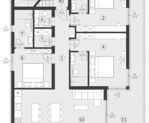 Első osztályú apartman Medulinban, új butik rezidenciában - pic 33