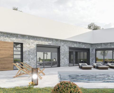 Stylish one-story villa under construction in Barban outskirts - pic 2