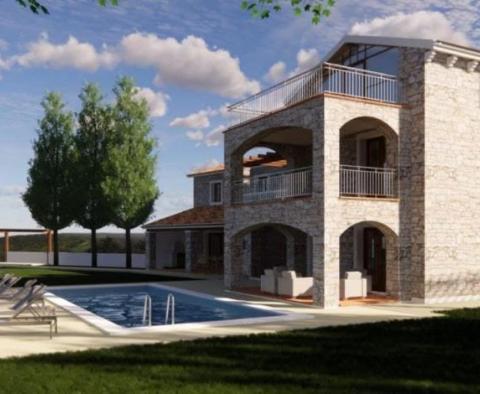 Project of a traditional Istrian stone villa under construction - pic 3