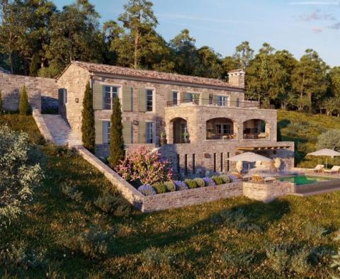 Egy rendkívüli villa kilátással Motovun varázslatos városára - pic 3