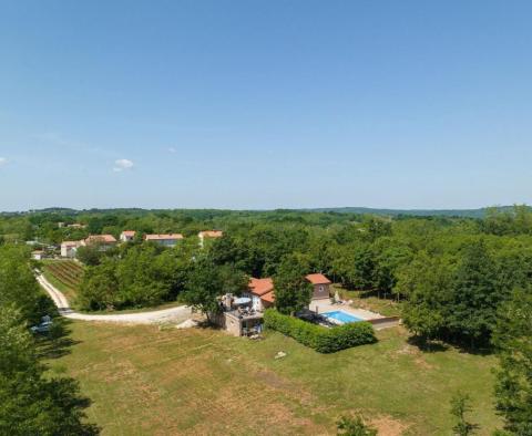 Samostatná vila s bazénem v oblasti Rabac-Labin, na 9400 m2. ze země - pic 31