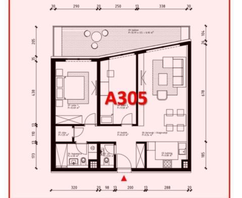 Luxury apartment of 84m2, new building 800 m from the sea! - pic 4