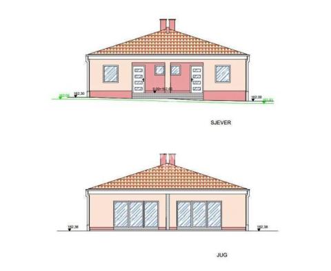 New structure in Buje with two apartments and two swimming pools - pic 10