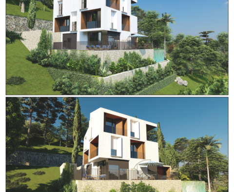Villa ultramoderne à Mošćenička Draga, avec piscine et vue sur la mer - pic 28