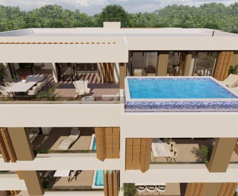 Gyönyörű apartman csodálatos kilátással a tengerre Primostenben - pic 45