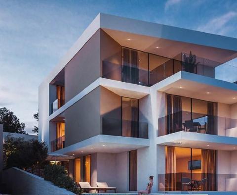 Modern design villa 100 méterre csak a tengertől, Rogoznica külvárosában - pic 7