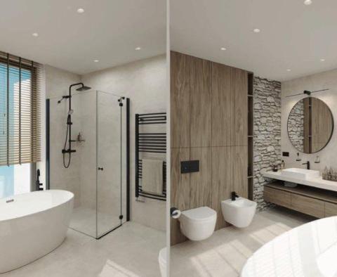 Modern design villa 100 méterre csak a tengertől, Rogoznica külvárosában - pic 25