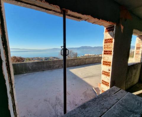 Wonderful house under construction with amazing sea views in Kostrena near Rijeka - pic 9