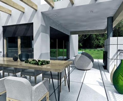 Grundstück in Gračišće, mit Baugenehmigung für Villa und Baubeginn - foto 7