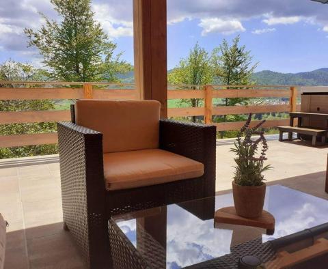 Newly built dream house with an impressive view and jacuzzi in Mrkopalj - pic 7