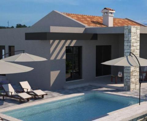 Modern one-story new villa with swimming pool, Svetvincenat area - pic 2