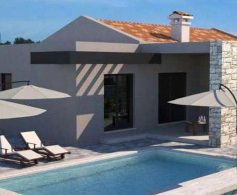 Modern one-story new villa with swimming pool, Svetvincenat area - pic 5