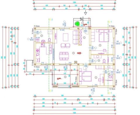 Modern one-story new villa with swimming pool, Svetvincenat area - pic 7