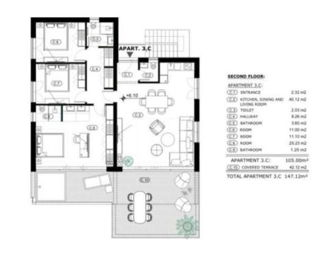 New project in Lovran with valid building permit for 5 villas (13 apartments) - pic 13
