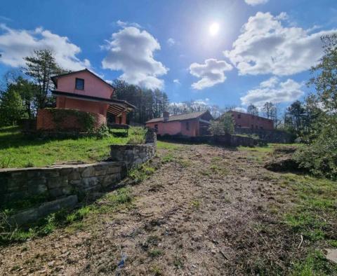 Fantastyczne osiedle w Buzet składające się z 4 budynków mieszkalnych i jednego budynku mieszkalno-biznesowego, otwarty widok na przyrodę i jezioro - pic 45