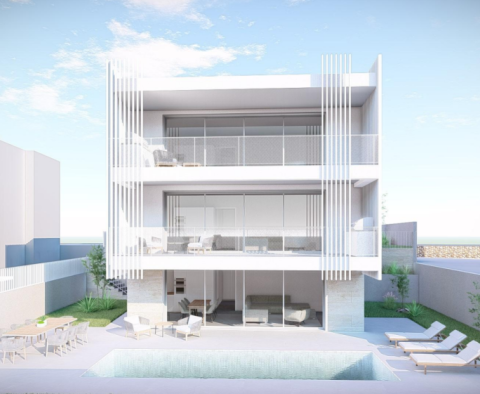 Nowy kompleks apartamentów z widokiem na morze w mieście Krk, 200 metrów od morza - pic 2