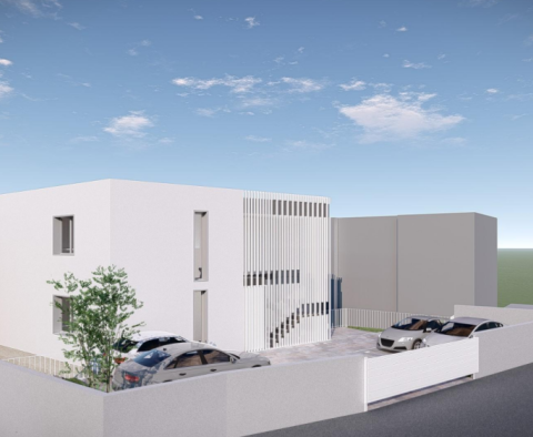 Nowy kompleks apartamentów z widokiem na morze w mieście Krk, 200 metrów od morza - pic 5