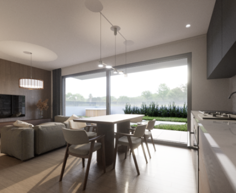 New modern apartment of 72 m2 on the ground floor with a garden in Liznjan - pic 3