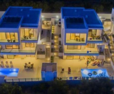 Four super-modern villas with swimming pools on Makarska riviera with panoramic sea view 