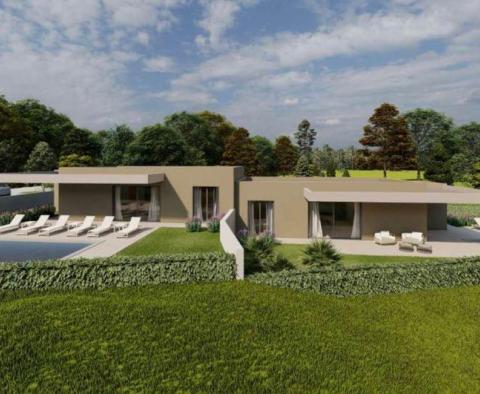 Modern single-family houses with swimming pools in Tinjan area 