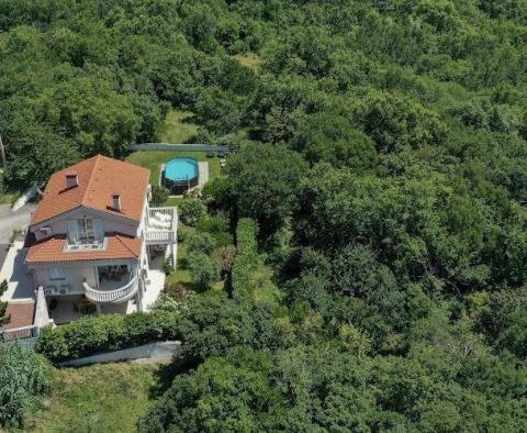 Beautiful detached house with pool and sea view in Grizane 
