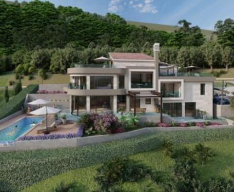 Two land plots with building permits in Moscenicka Draga, for sale! 