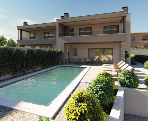 Semi-detached modern villa in Poreč, just 800 m from the sea, for sale! 