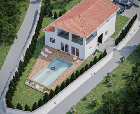Villa im Bau in Svetvinčenat, zum Verkauf 
