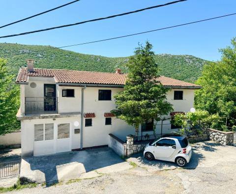Dom wolnostojący z 3 oddzielnymi apartamentami + 2 000 m2 ogrodu w regionie Crikvenica, na sprzedaż 