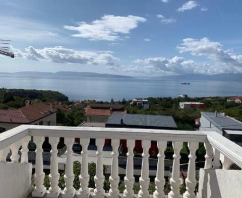 Duplex-apartment with fantastic sea view and land plot in Kostrena 