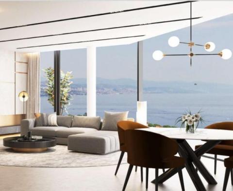 Fantastische blaue Wohnung in Opatija 