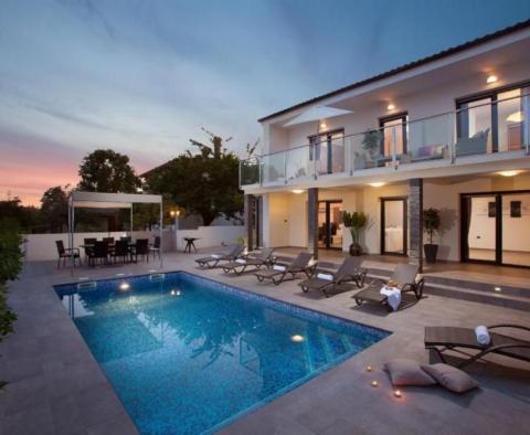 Stylish modern villa with swimming pool in a great location in Medulin 