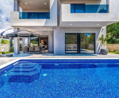 New modern villa for sale in Privlaka - Miss Dalmatia 2023! 