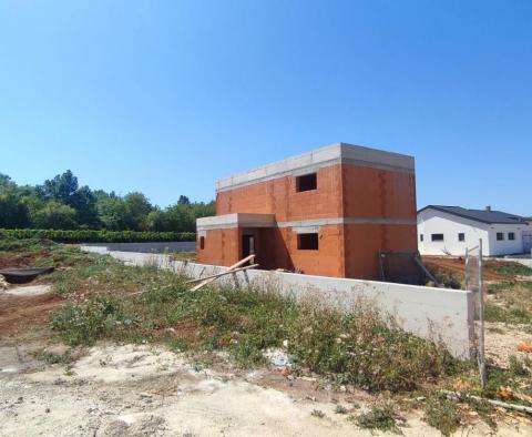 Elégante villa moderne en construction dans la région de Labin-Rabac 