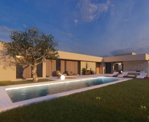 Neue moderne Villa in einer luxuriösen Wohnanlage mit 14 Villen in Labinci, Kaštelir-Labinci 