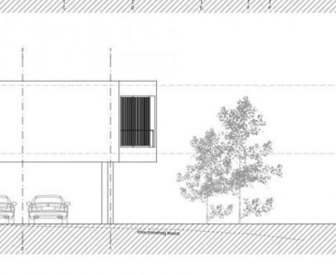 Terrain à vendre à Rovinjsko Selo, Rovinj, prévu pour 3 villas 
