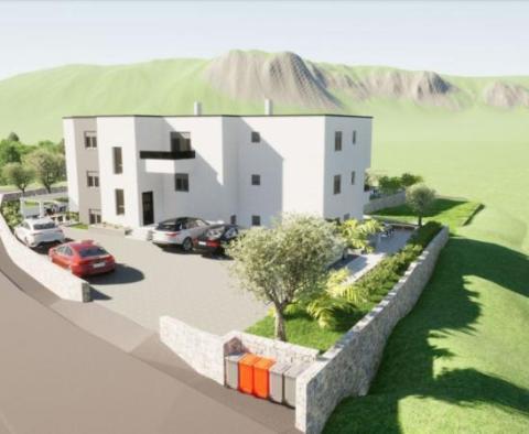 Luxury apartment with garden in Malinska, new construction! 