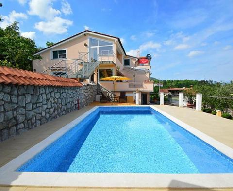 Luxury guest house above Opatija with open Adriatic sea views 
