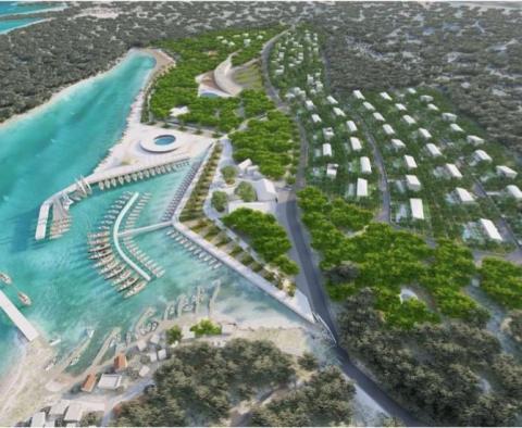 Projet de resort de luxe 5***** et port de plaisance de 100 places dans la région de Zadar 