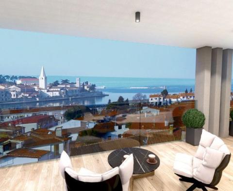 Luksusowy penthouse z pięknym widokiem na miasto i morze, 500 metrów od Adriatyku 