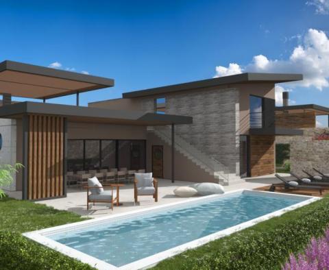 Luxury villa under construction within new modern complex in Vodnjan area 
