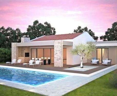 Elégant nouveau bâtiment avec piscine dans le quartier de Rabac 