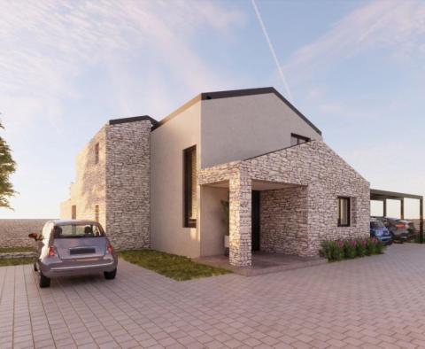 Villa on Krk island under construction, with sea views 
