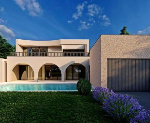 Unusual villa in Porec area, 8 km from the sea 