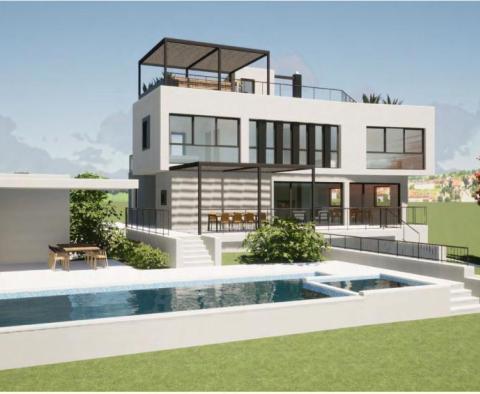Light and sky project of villa in Poreč area 