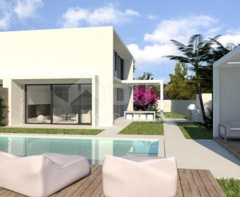Two new modern villas in Basanija - package sale 