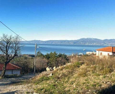 Wonderful house under construction with amazing sea views in Kostrena near Rijeka 