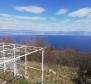Építési telek 4300m2 panorámás tengerre néző kilátással villákhoz, kiadó apartmanokhoz / családi villához Mošćenička Draga területén, eladó - pic 2