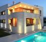 Rare modern villa in Zadar with sea views and swimming pool, 120 meters from the sea only 